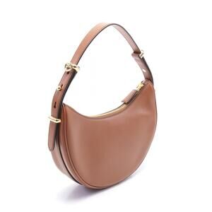 Prada Arke Calf Leather Handbag Brown